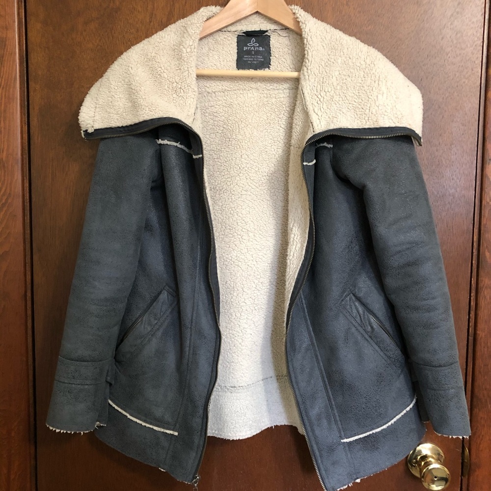 Prana Sheepskin Sherpa Coat